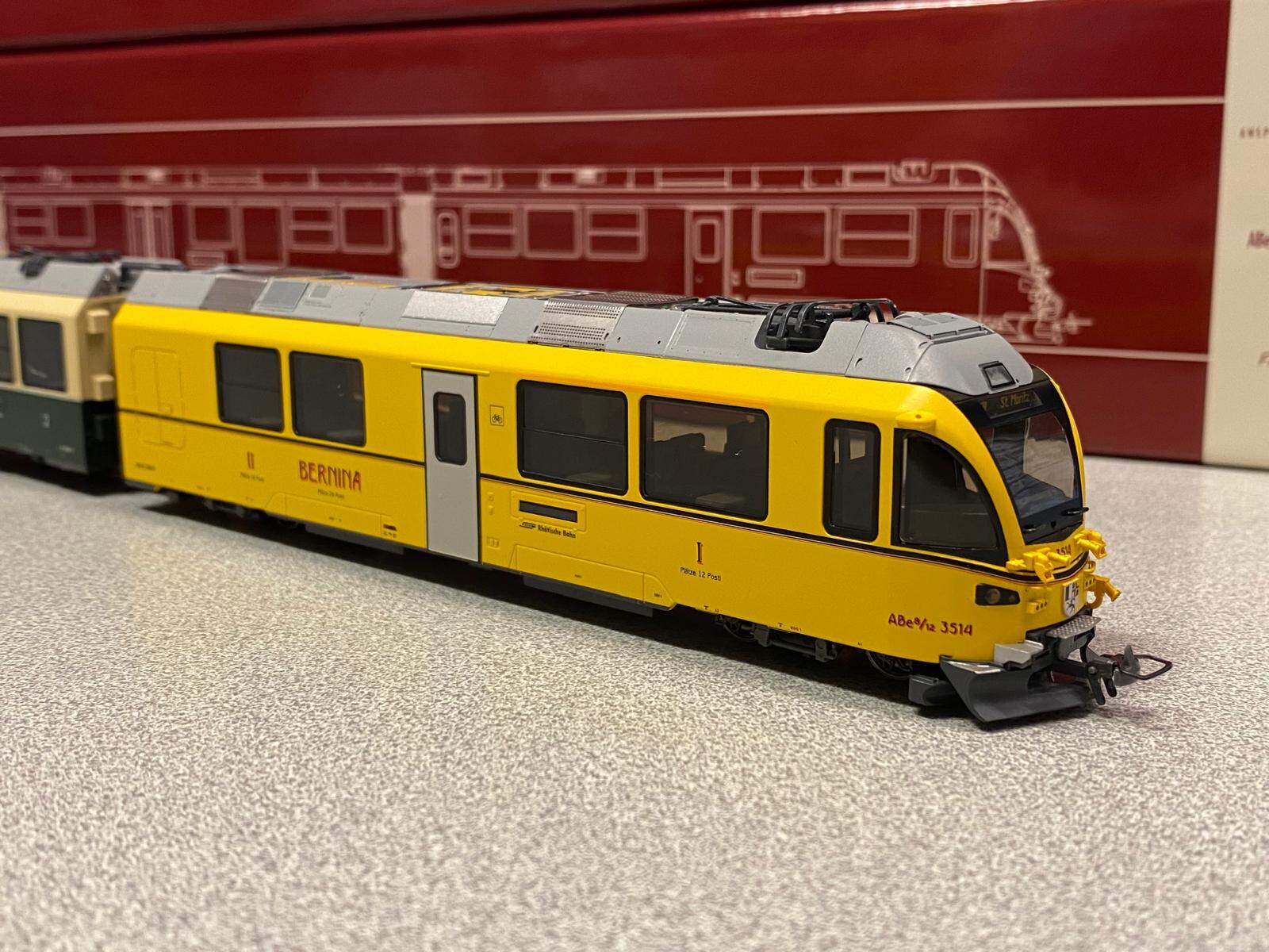 BEMO RhB Schneeräumer 1:87 Bemo 7244124 Bemo H0m RhB ABe 8/12 3514 Allegra | Letzshop