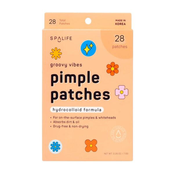 Spalife Hydrocolloid-Patches gegen Pickel Groovy Vibes