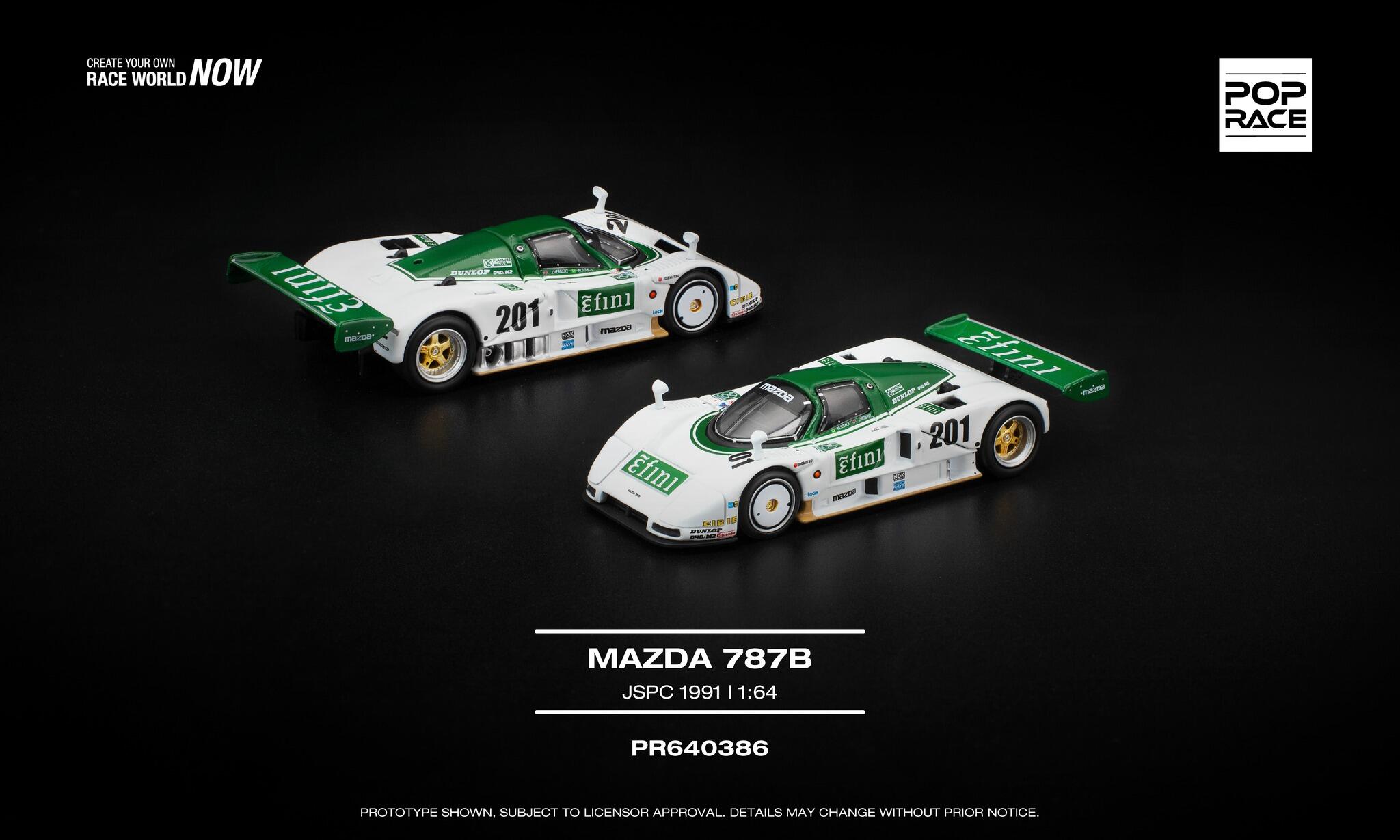 [En précommande] Pop Race - #PR64-386 - Mazda 787B - JSPC 1991 - 1/64