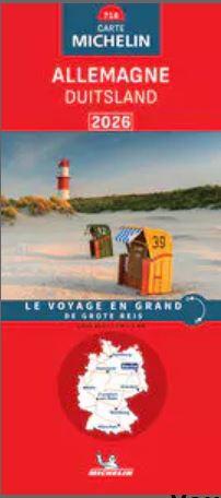 Michelin Carte 2026 (rouge) Allemagne 718