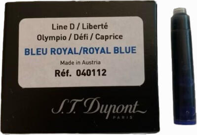 St Dupont Cartridge Short Blue 6pc