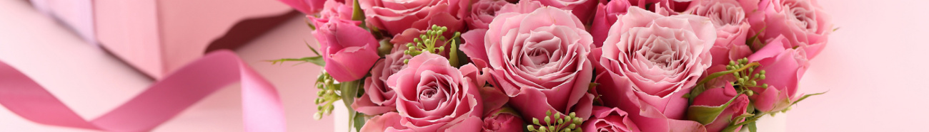 Fleurs et roses pour la St. Valentine
