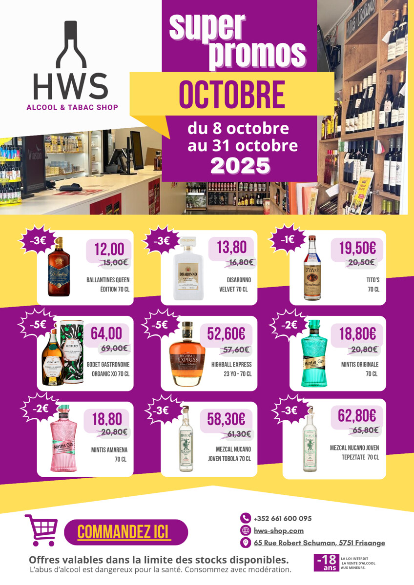 Nos promotions du mois sont là !