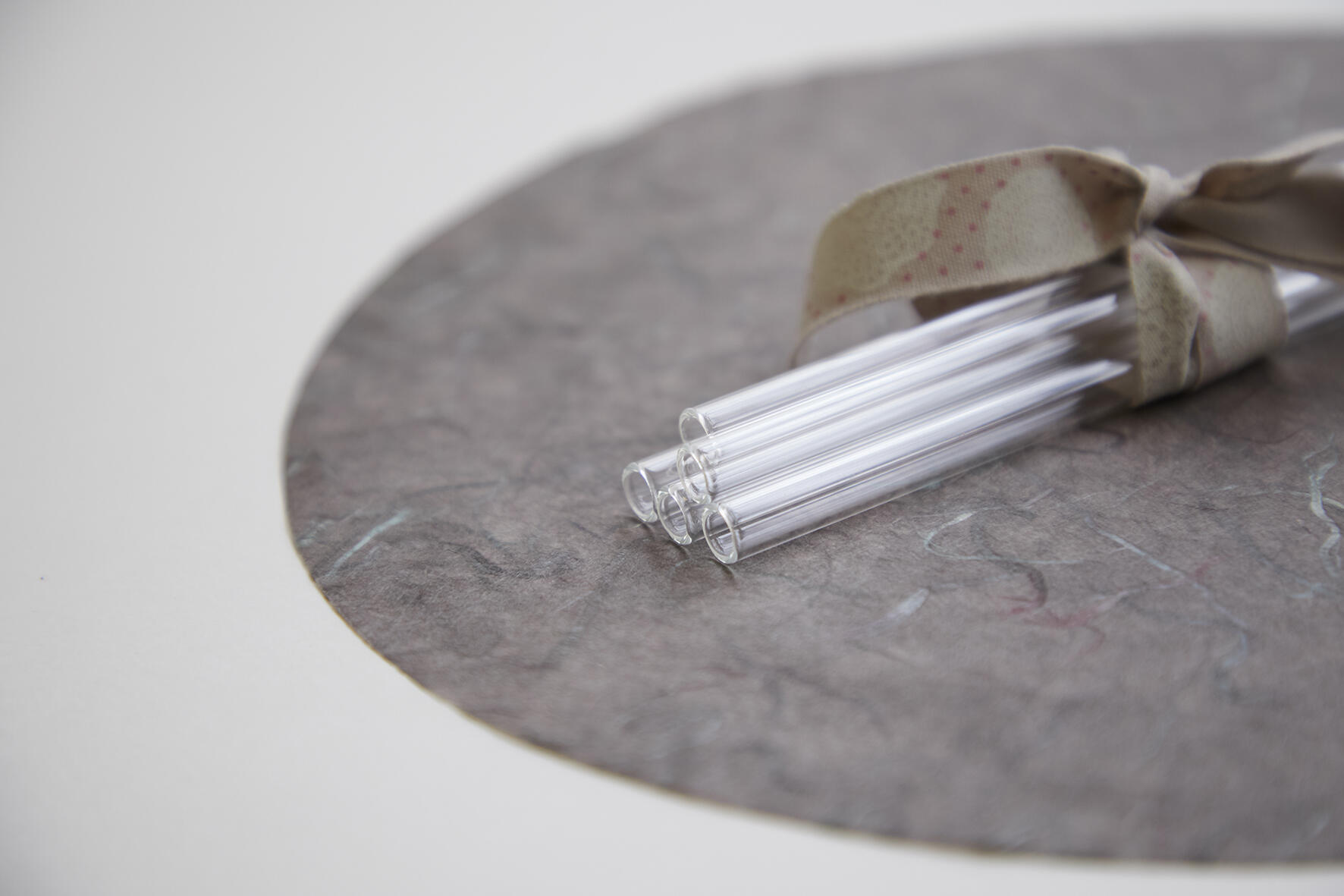 Glass drinking straws