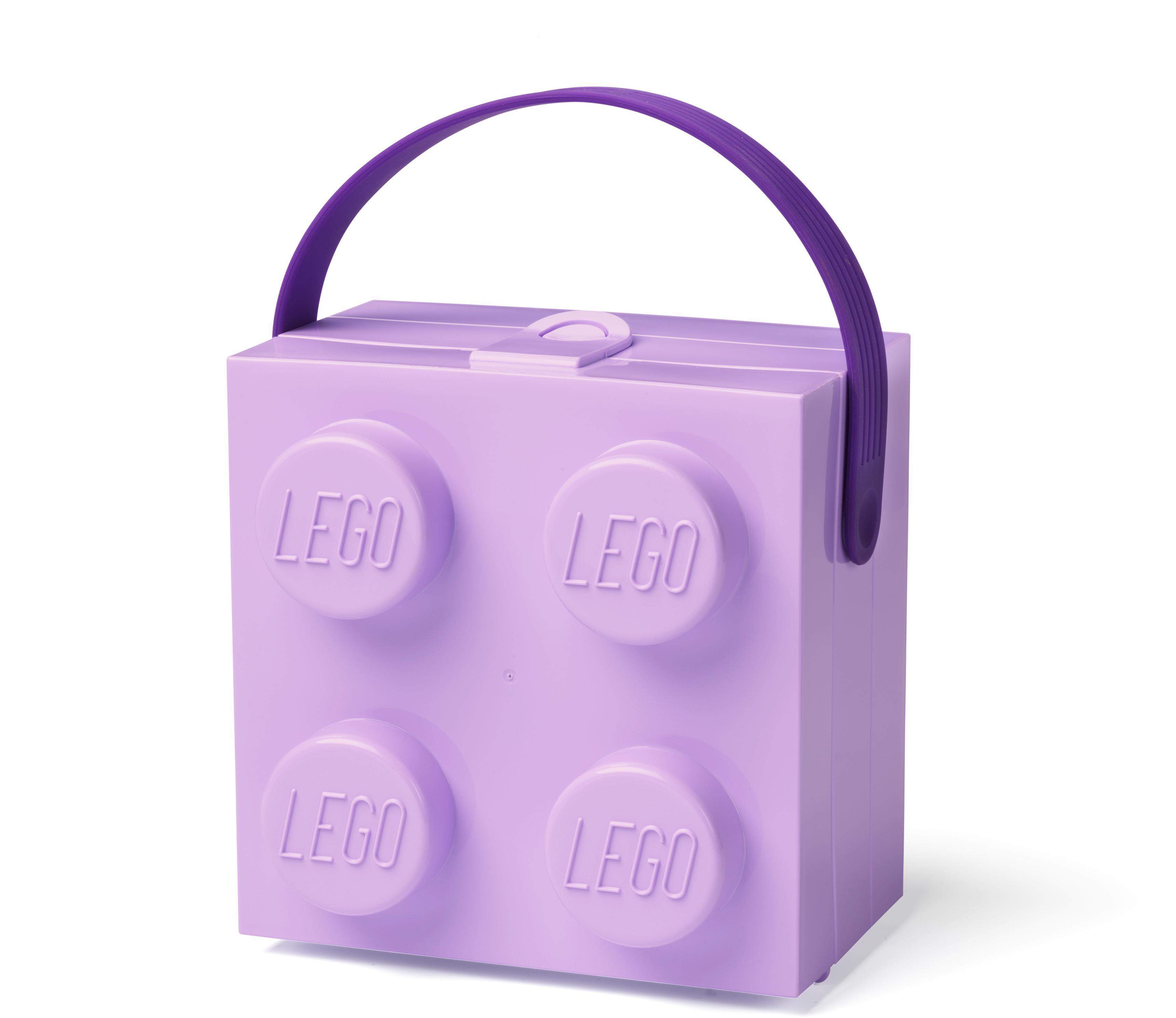 ROOM COPENHAGEN A S LEGO lunch box with handle lavender Letzshop