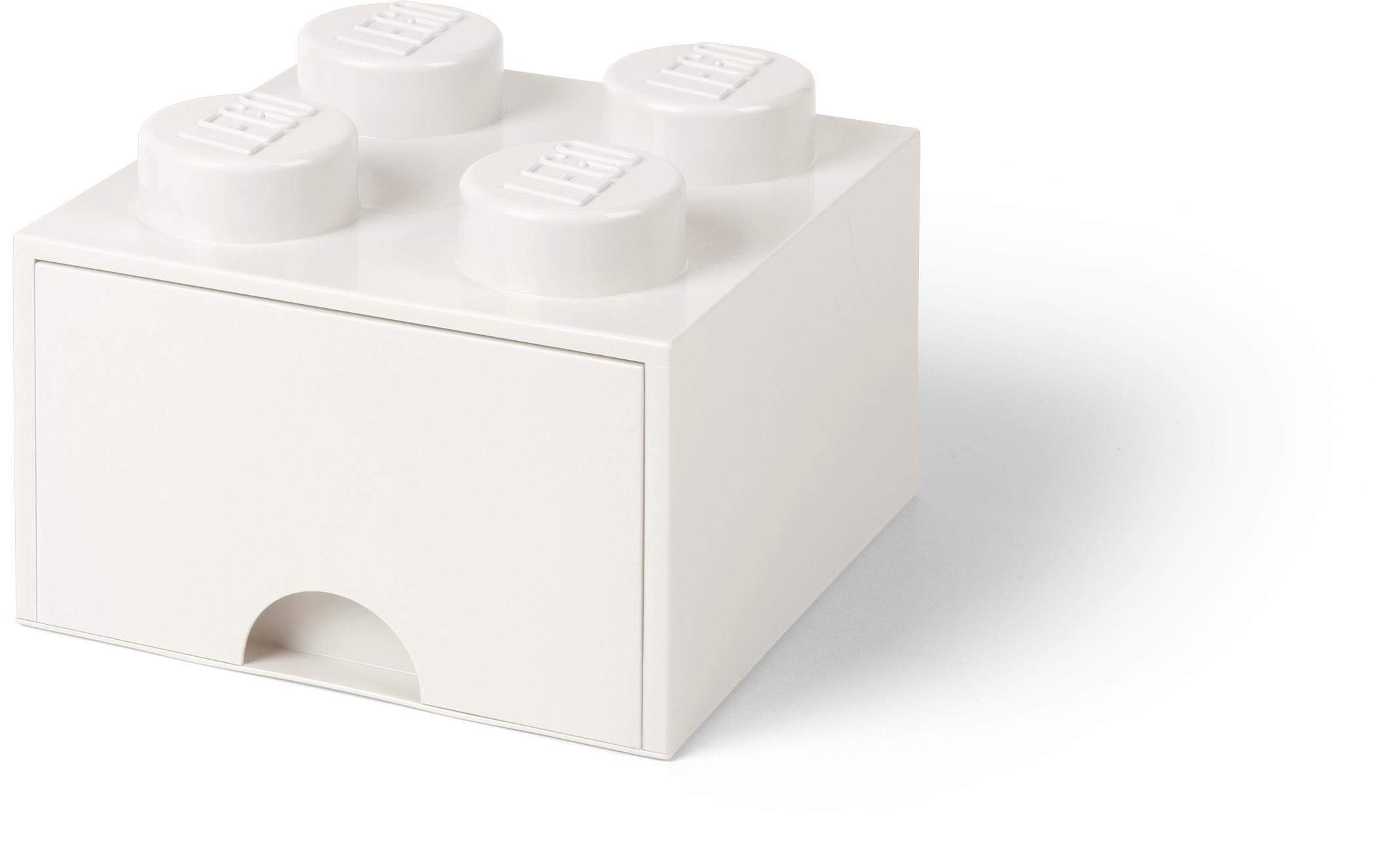 ROOM COPENHAGEN A S LEGO Brick Drawer 4 studs White Letzshop