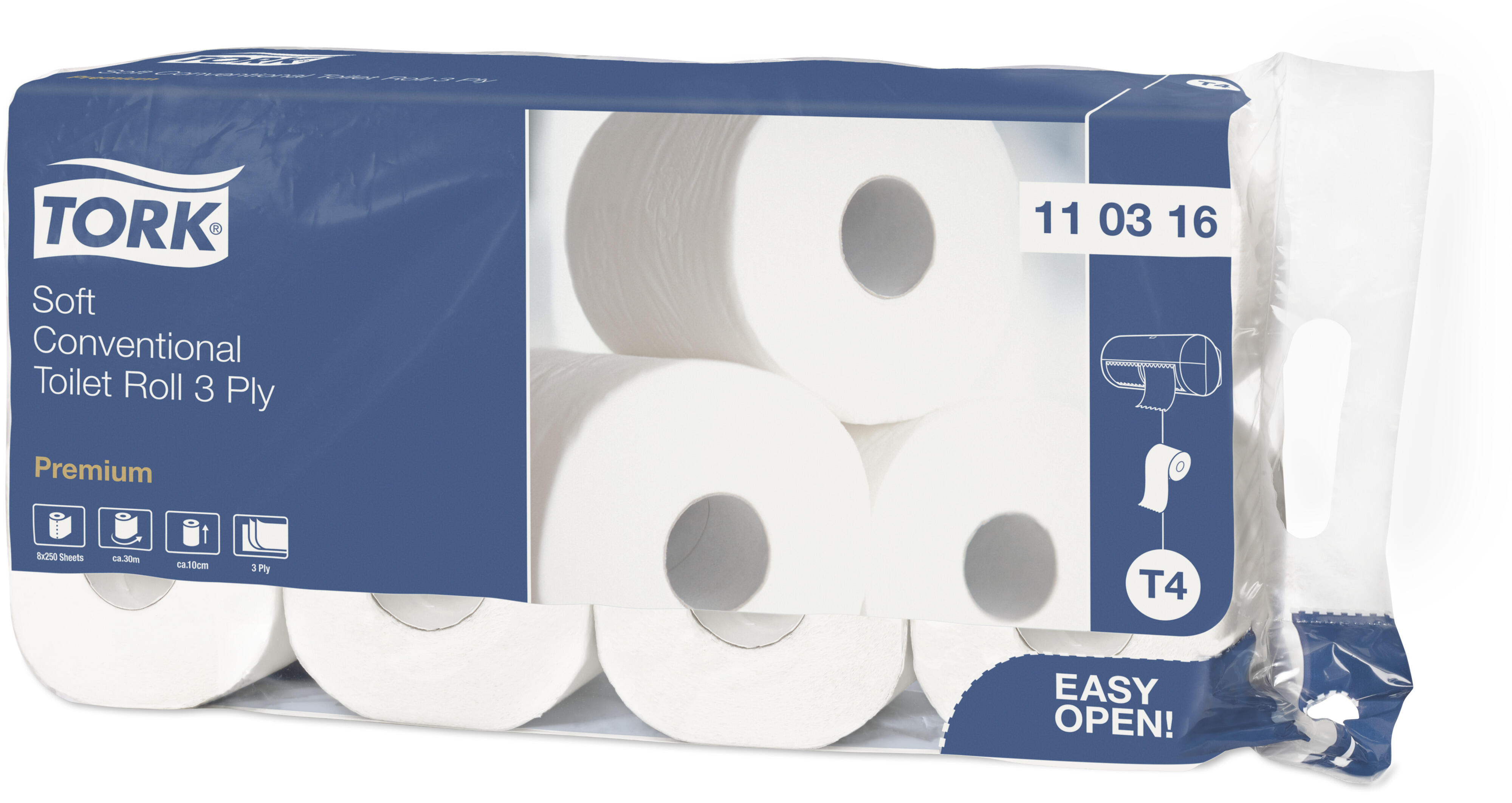 Papier toilette Premium - 3 plis  doux  - 72 rouleaux
