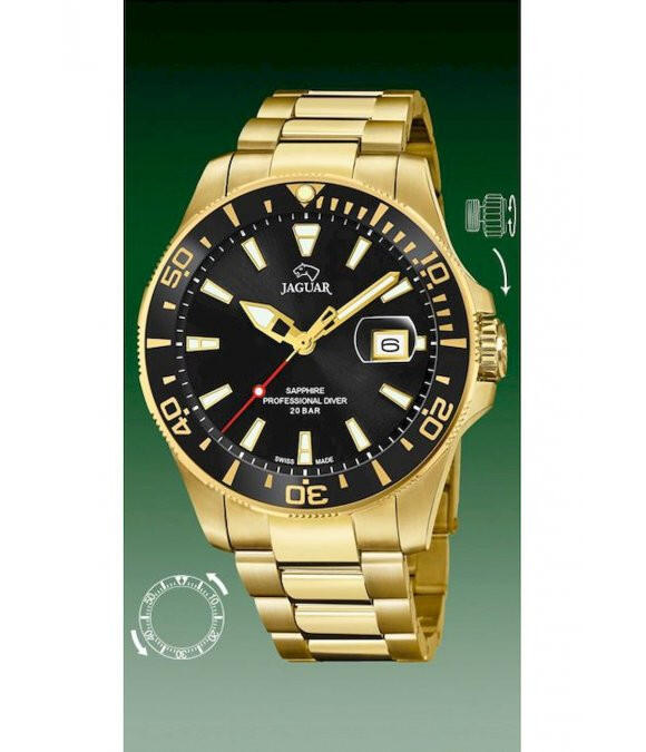 Letzshop Chronograph J877-3 Men Jaguar Wristwatch - | - - - Jaguar