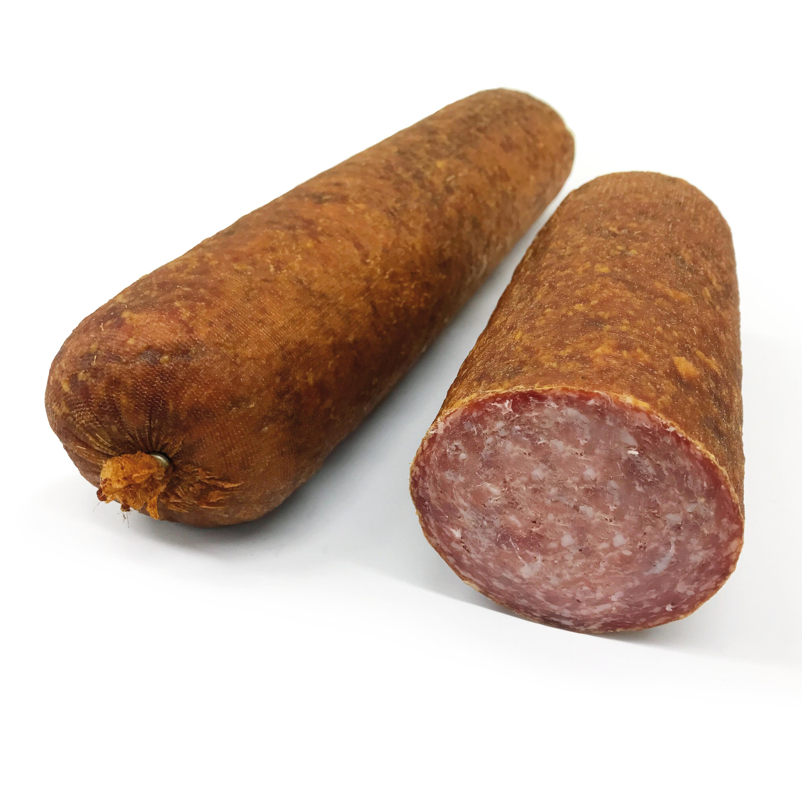 Meat products, fine salami, whole +/- 1,8 Kg