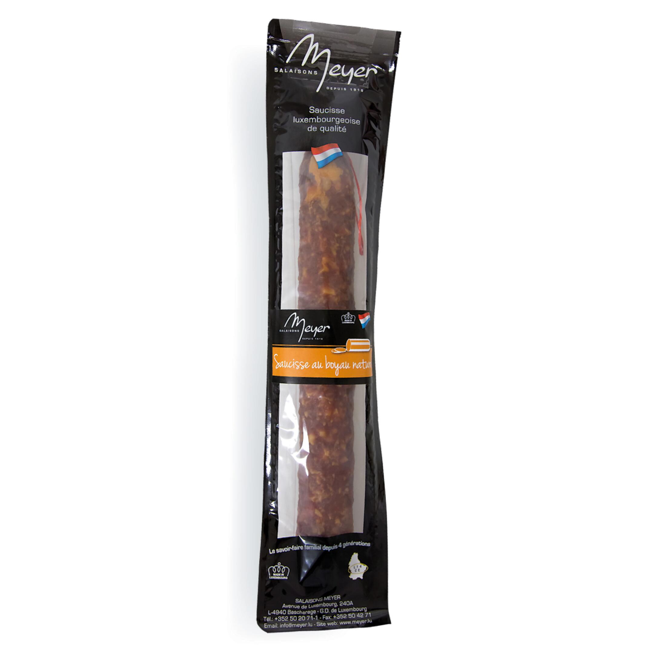 Meat products, farmer sausage in natural casing, whole +/- 300 gr.