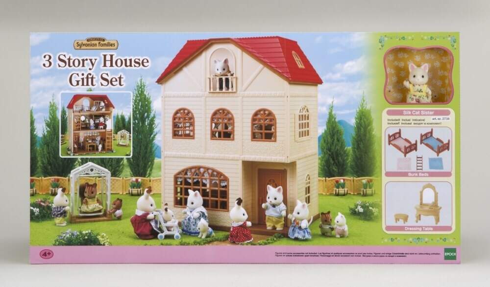 3 story hotsell house gift set