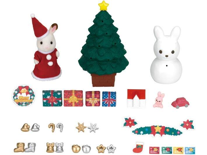 Sylvanian families christmas set outlet