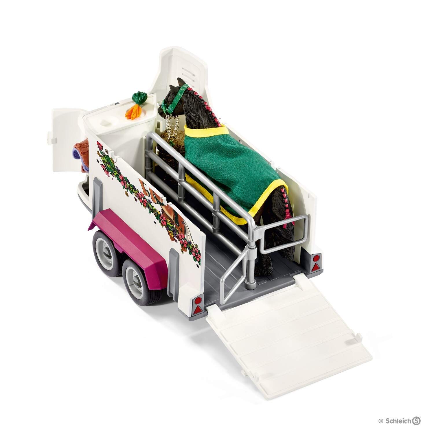 Schleich Schleich Pickup truck with horse trailer Letzshop