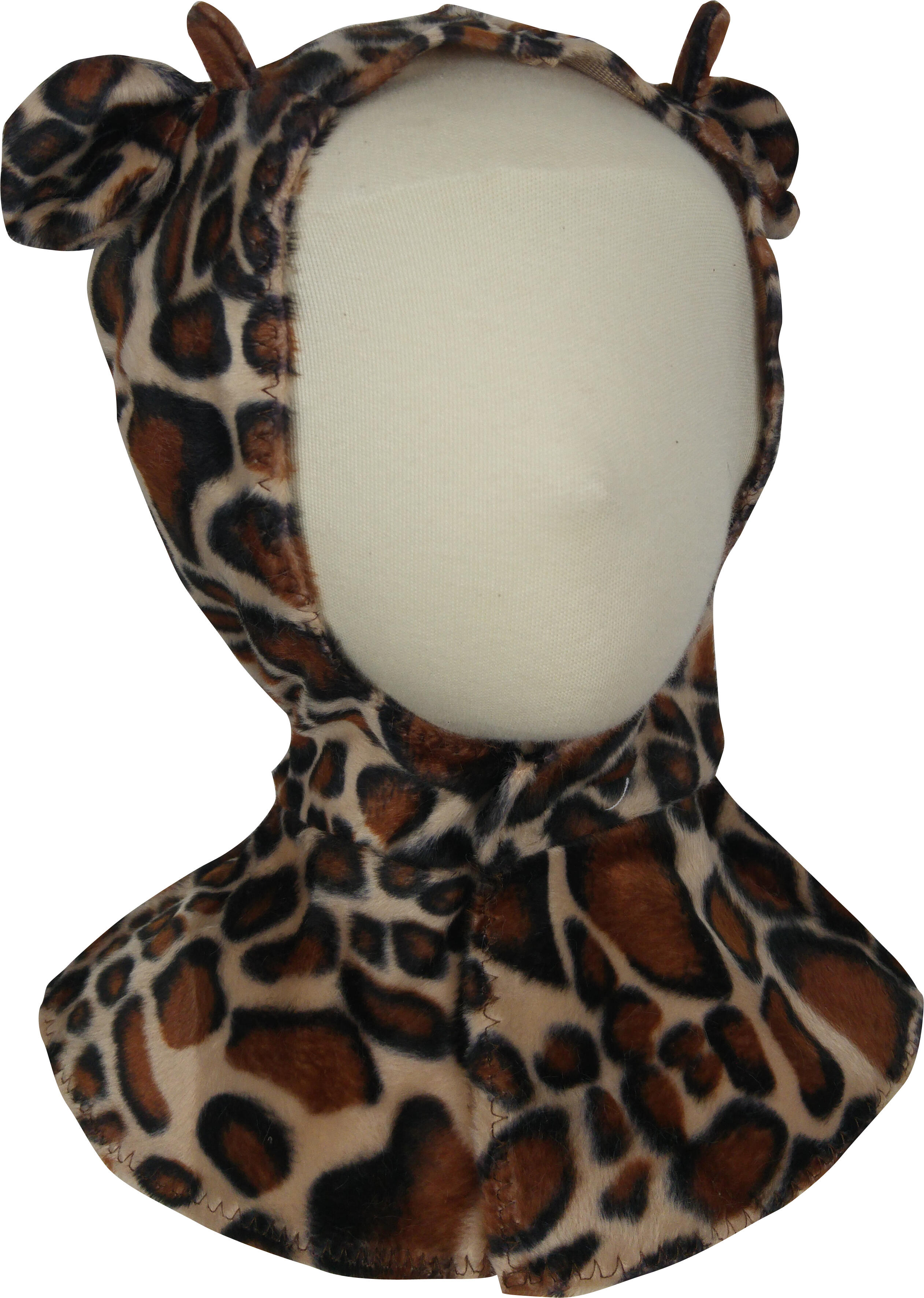 Coiffe girafe et gants