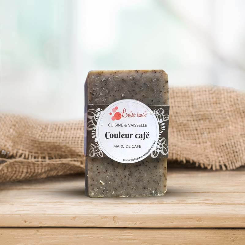 Savon à froid vaisselle “Couleur Café” - "liquide" vaisselle solide