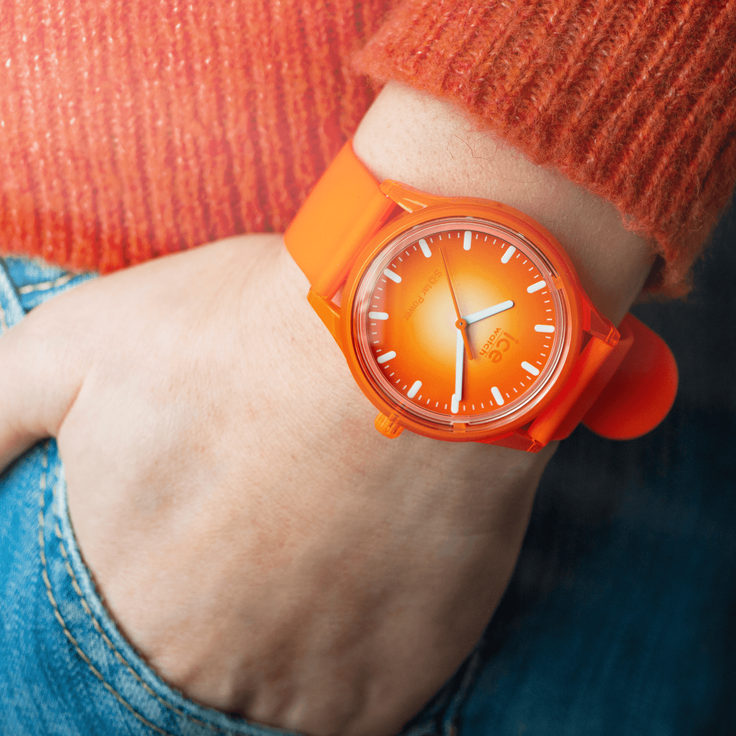 Solar power ice watch outlet