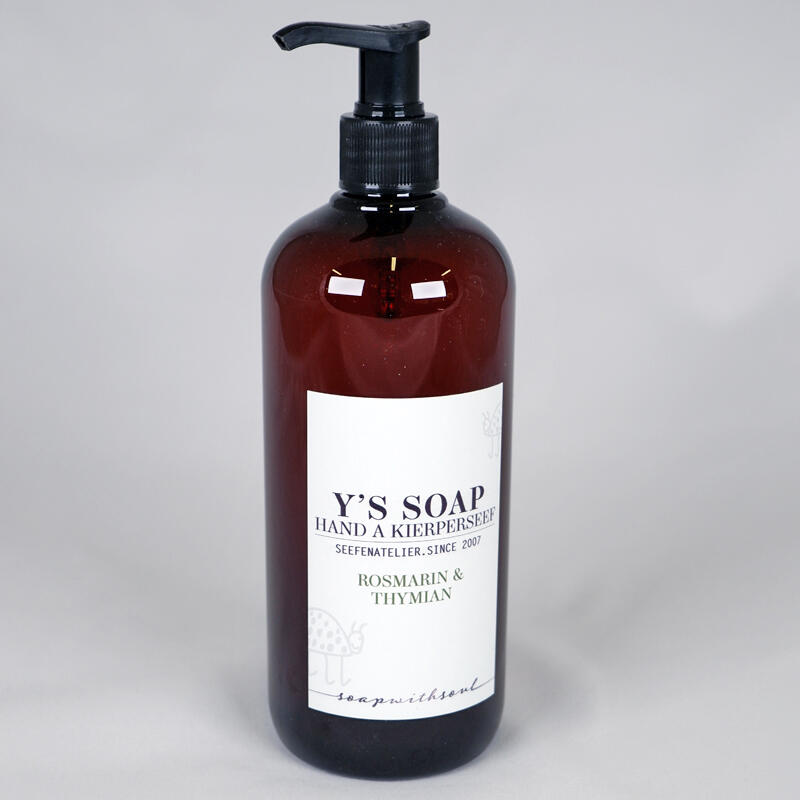 Y's Hand &amp; Body Soap Rosemary &amp; Thyme 500ml