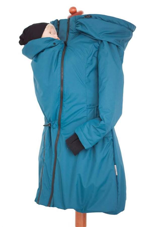 Blue winter jacket top