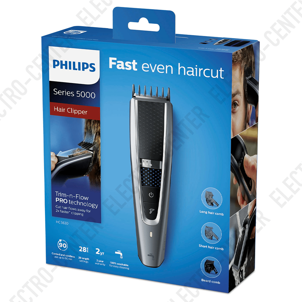 Philips Hair Clipper HC5650/15 tondeuse à cheveux , molette avec 28 hauteurs de coupe
