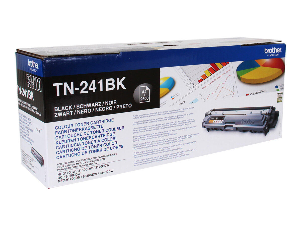 Brother TN247 Noir, toner compatible TN247BK (3 000 pages) pour