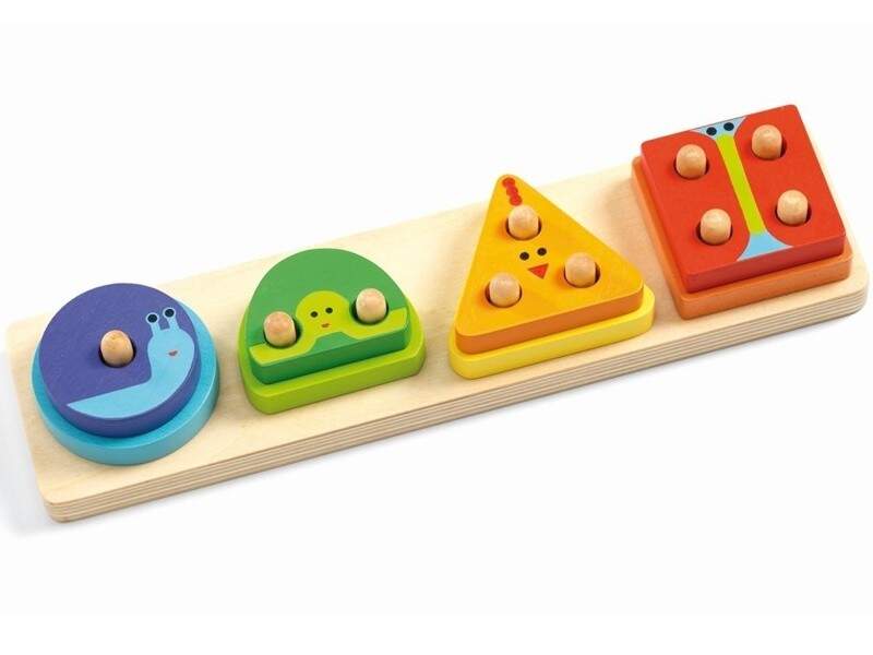 Djeco Basic 1234 – Buntes, Kreatives Spielzeug Für Kinder