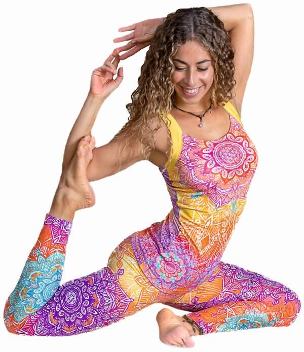 Spirit of OM YOGA pants leggings Rainbow Letzshop