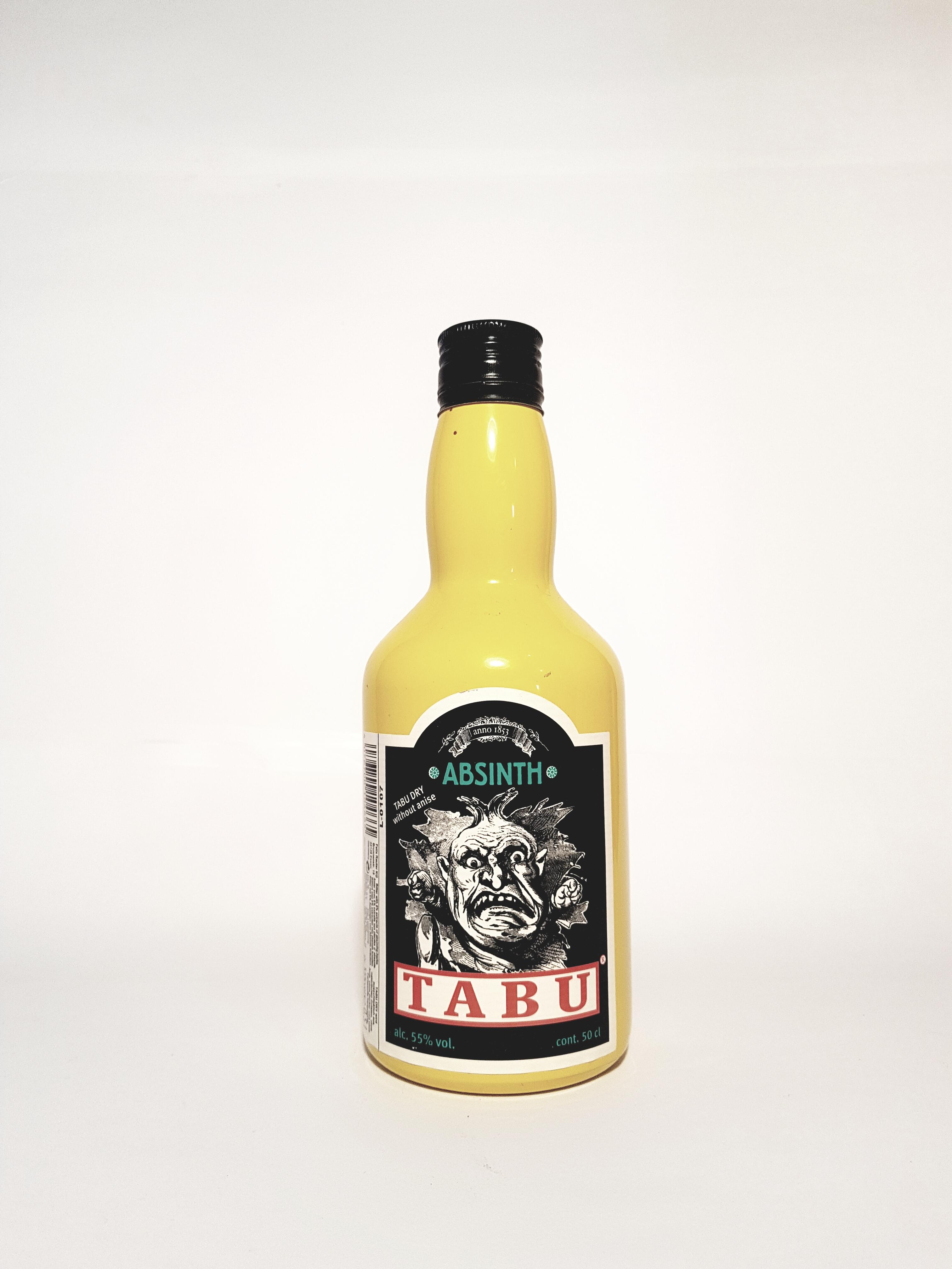 TABU Absinth Dry - yellow bottle 55° 