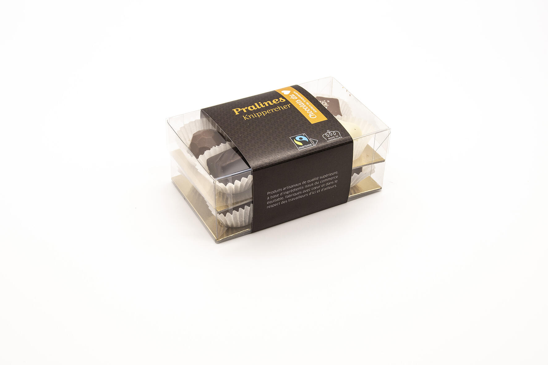 Ballotin trans.12 Fairtrade-Pralinen 115g