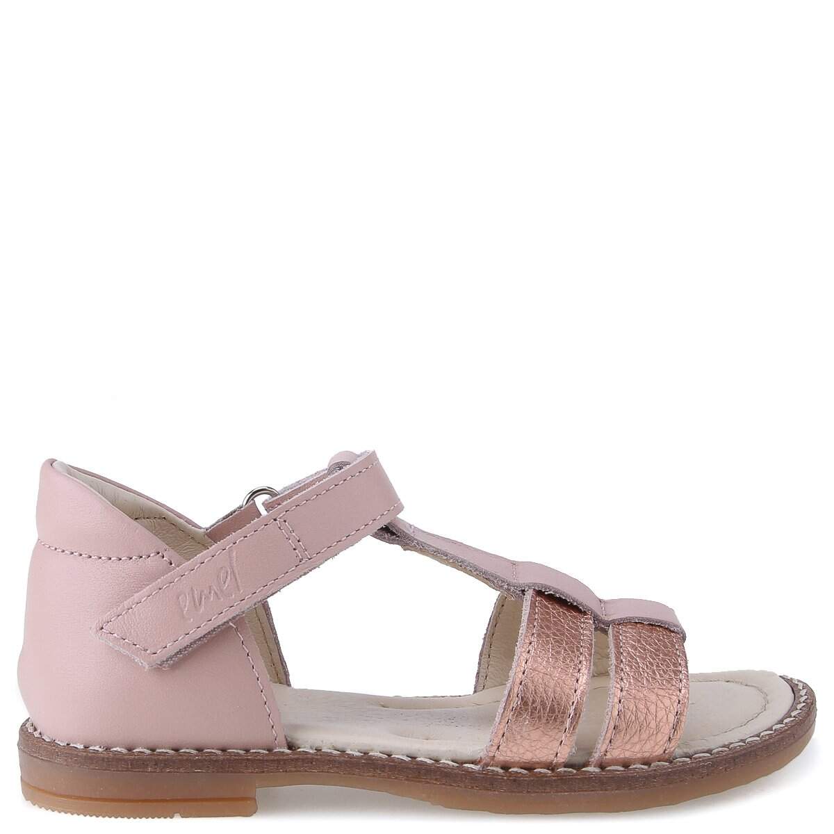 Emel 2618 18 Emel strap sandals rose gold Letzshop