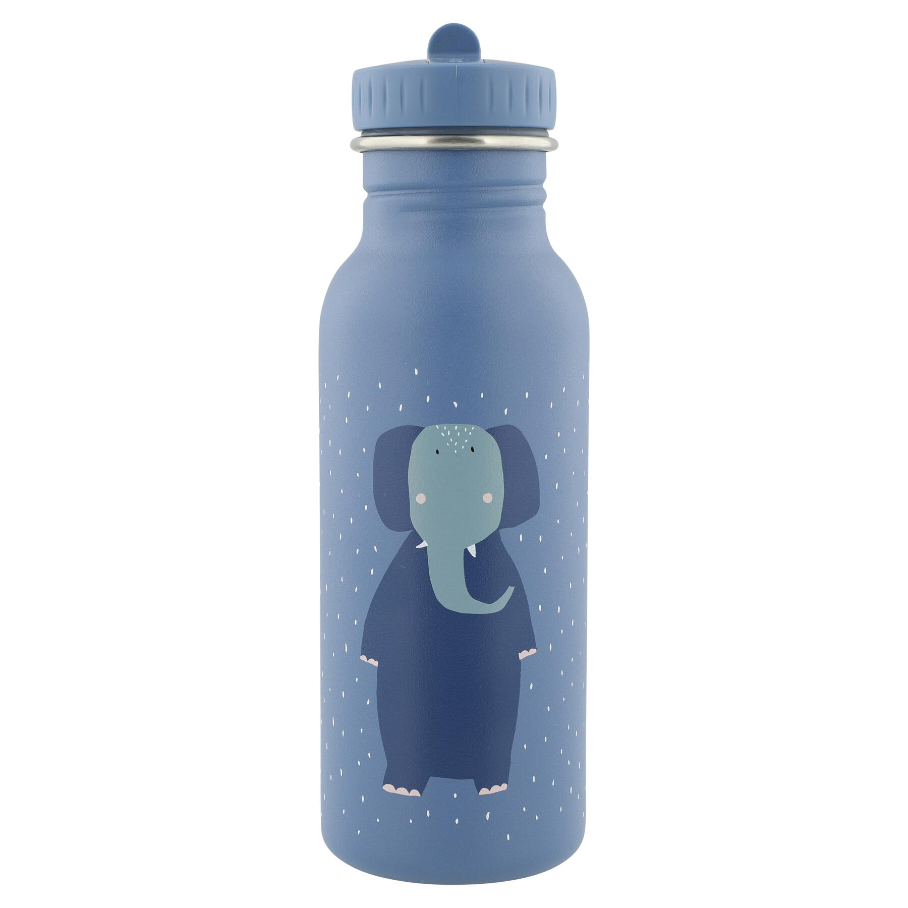 Edelstahl Wasserflasche für Kinder - Elephant blau 500ml