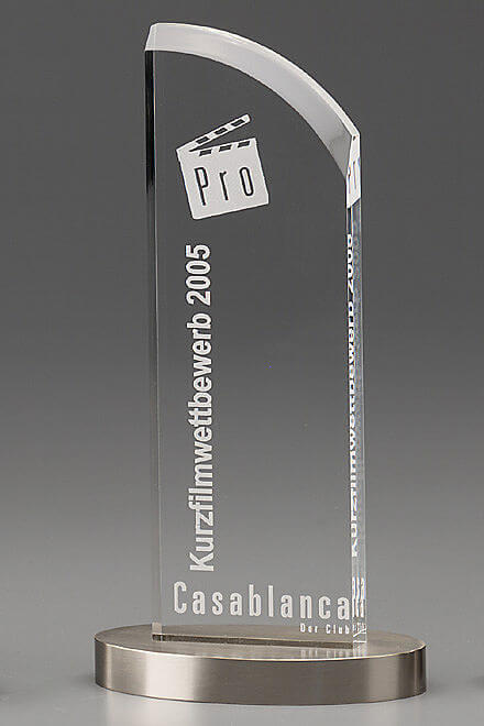 Metal Wing Award 7430, acrylique/métal, gravure incluse, disponible en 3 tailles