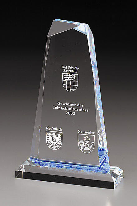 Ultra Tower 7469, 230mm, Acrylic clear Award including engraving