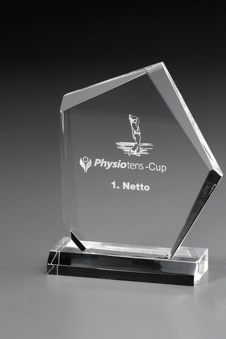 Rock Award 7453, Acrylic clear Award including engraving, available in 3 sizes