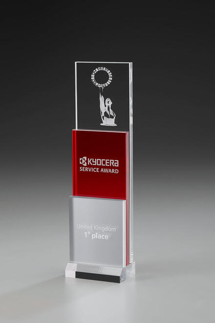 Fire Step Award 74014, Acrylic, including engraving and digital printing, available in 3 sizes