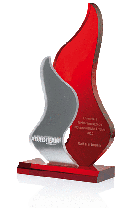 Fire Free Spirit Award 7337, Acrylic, 285mm gravure incluse