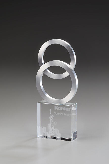 Fusion Award 79007, Crystal Metal, 220mm gravure incluse