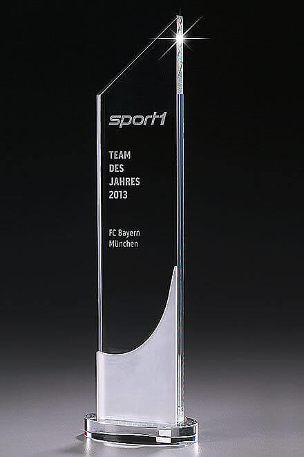 Stratosphere Tower Award 7901, Crystal Ice, engraving included, available in 3 sizes