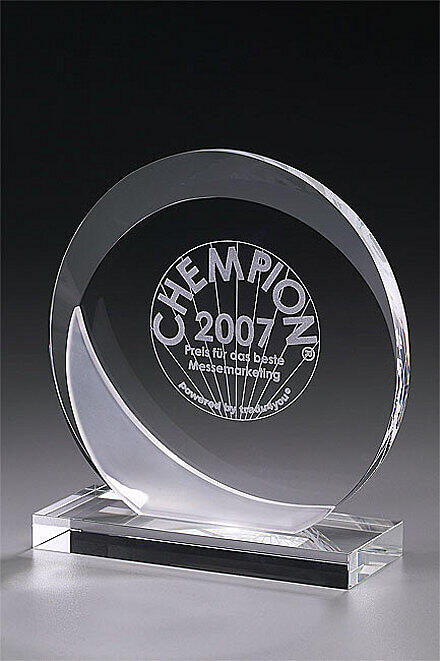 Crystal Ice Eclipse Award 7900, Crystal Ice, engraving included, available in 3 sizes