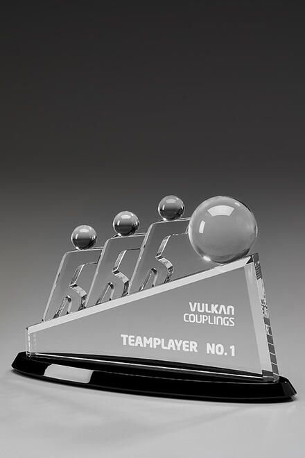 Collaboration Award 79045, Crystal Awards, 145mm including engraving