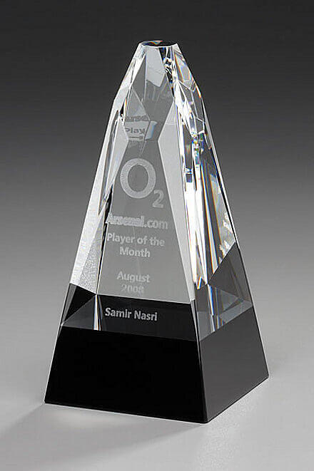 President Award 7968, Crystal Awards, 170mm including engraving