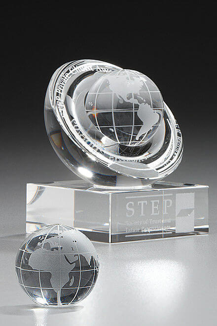 Hemisphere Award 7970, Crystal Awards, 90mm inklusive Gravur