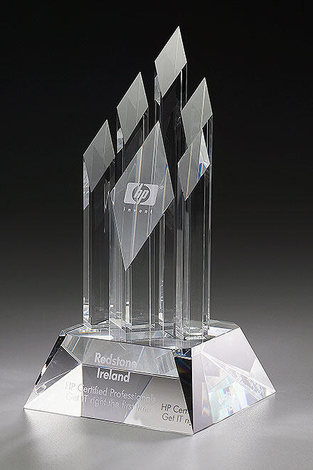 Five Star Diamond 7920, Crystal Awards, 300mm including engraving