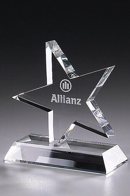 Euro Star Award 7921, Crystal Awards, 155mm including engraving