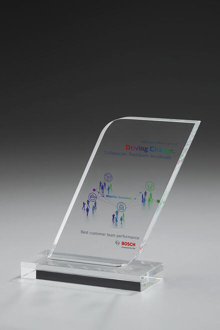 Fin Award 79048, Crystal Awards, 190mm including engraving