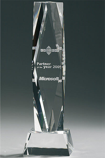 Crystal President Award 7946, Crystal Awards, 350mm gravure incluse