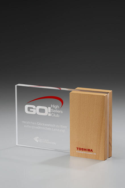 Wooden Side Award 59004, Wooden Awards, 240x1260mm y compris gravure et/ou impression numérique