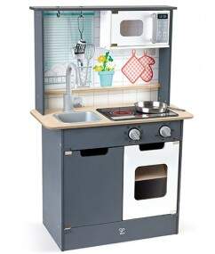 Play kitchen shop with sound effects