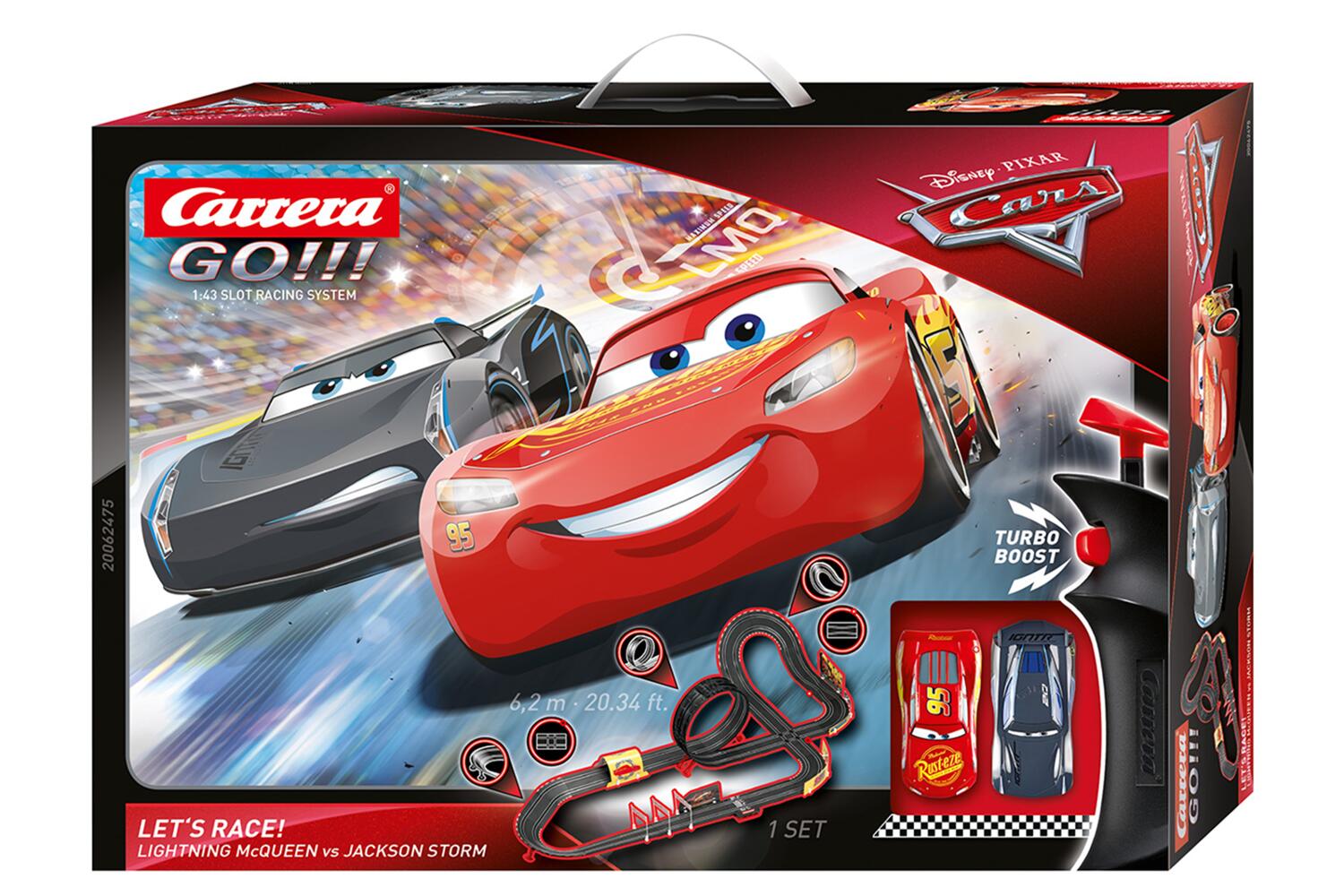 Circuit de voiture Carrera Disney·Pixar Cars - Course d'amis