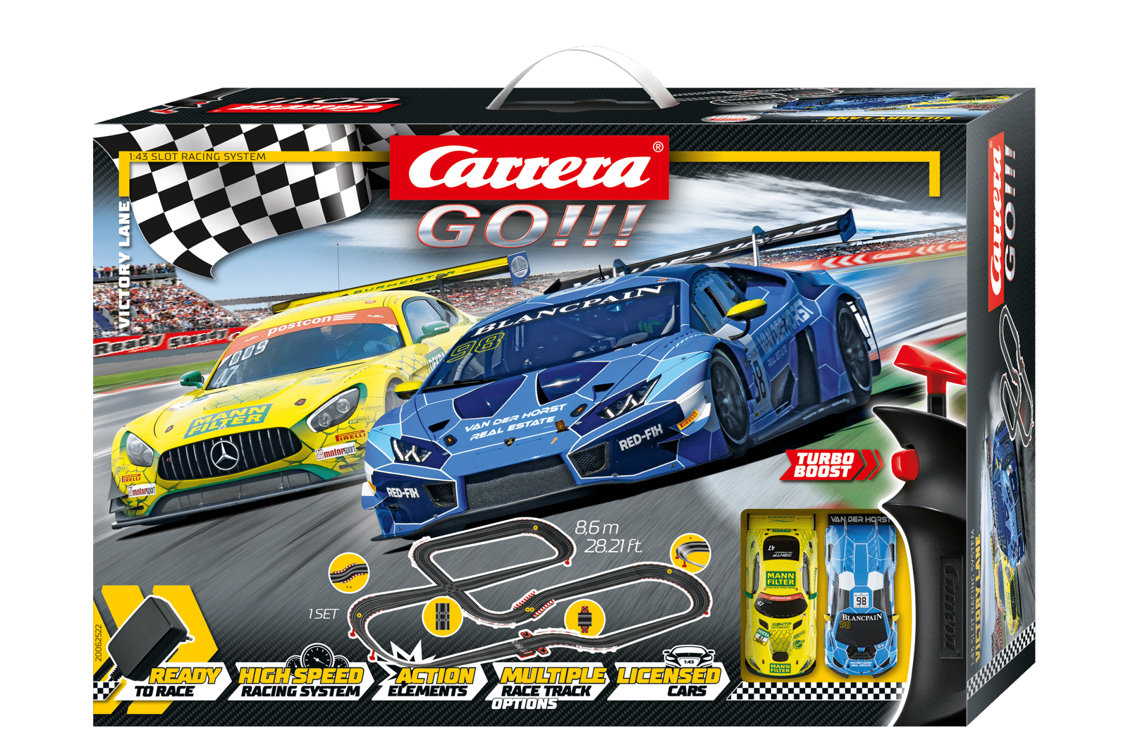 Circuit de voiture Carrera GO!!! Compteur électronique de tours (2018)