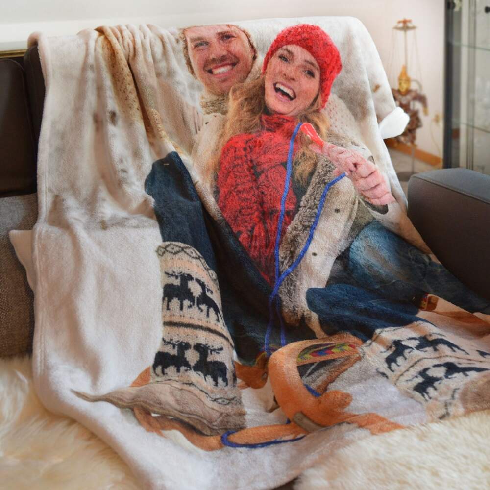 Contento Premium photo blanket printed on one side with Letzshop